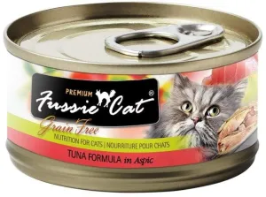 Fussie Cat Premium Grain Free Tuna in Aspic Canned Cat Food healthy cat food, premium dry cat food
