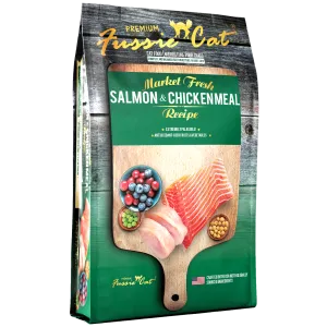 Fussie Cat Salmon & Chicken Recipe dry cat food, cat kibble
