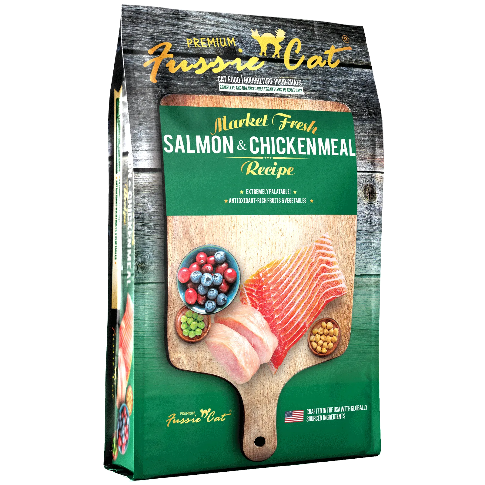 Fussie Cat Salmon & Chicken Recipe dry cat food, cat kibble