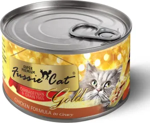 Fussie Cat Super Premium Chicken & Vegetables in Gravy Canned Food grain free cat food, no grain dry cat food