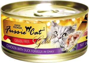 Fussie Cat Super Premium Grain Free Chicken with Duck in Gravy Canned Cat Food grain free cat food, no grain dry cat food
