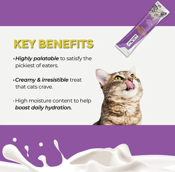 Fussie Cat Tuna with Chicken in Goat Milk Puree Lickable Cat Treats