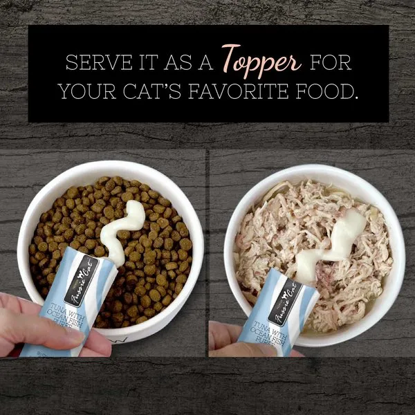 Fussie Cat Tuna with Ocean Fish Puree Lickable Cat Treats
