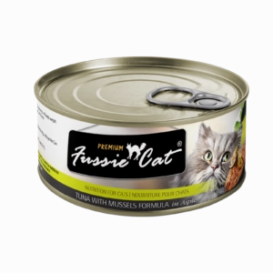 Fussie Cat Tuna With Mussels Formula In Aspic 80g adult cat food, best cat food for adults