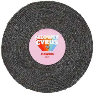 Fuzzyard Meowly Cyrus Record Scratcher Black Cat Scratchers cat toys, cat supplies