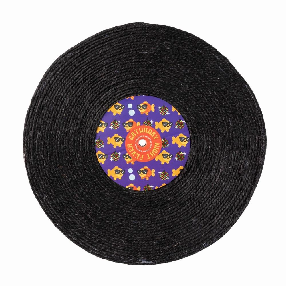 FuzzYard Cat Scratcher - Caturday Night Fever cat collar set,pet leash set