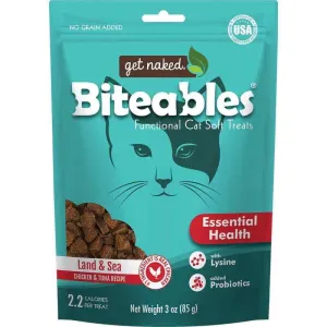 Get Naked Biteables Essential Health Functional Cat Soft Treats cat treats, natural cat treats