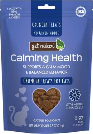Get Naked Cat Calming Health Crunchy Treats with Salmon and Cheese 71g cat treats, natural cat treats
