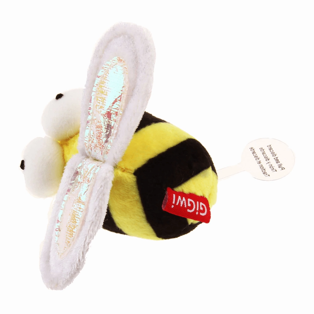 GiGwi Melody Chaser with Motion Activated Sound Chip Bee Toy and Beetle Toy for Cats Combo