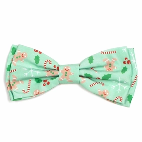 Gingerbread Dog Bow Tie dog collar accessory,collar decor