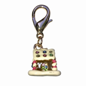 Gingerbread House Dog Collar Charm dog collar charm,pet tag