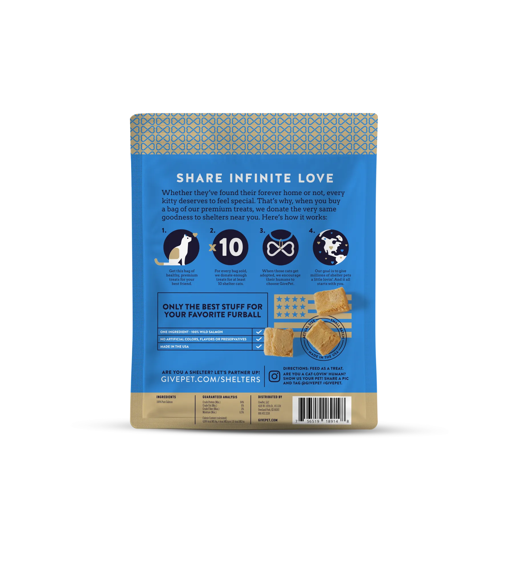 GivePet Purrfect Cast Freeze-Dried Treats for Cats