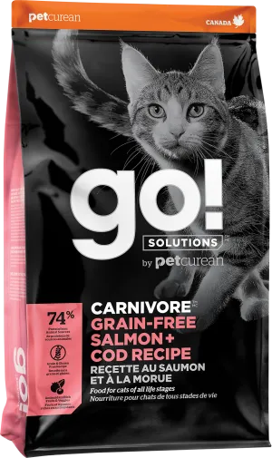 GO! Carnivore Cat Grain Free Salmon & Cod dry cat food, cat kibble