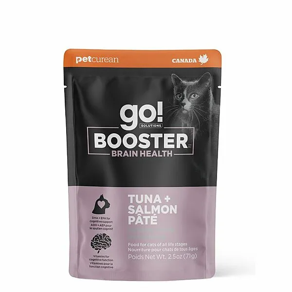 GO! Cat BRAIN HEALTH TUNA   SALMON PT BOOSTER