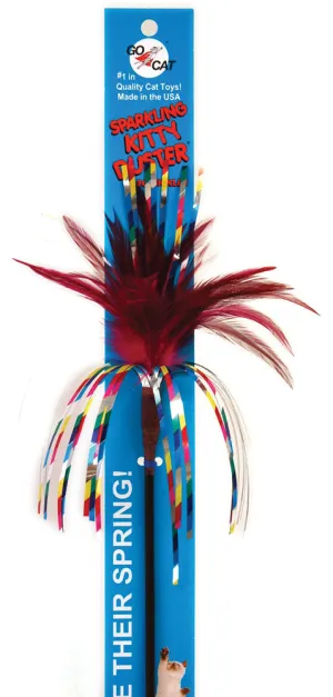 GO CAT Long Sparkling Kitty Duster 36in adult cat food, best cat food for adults