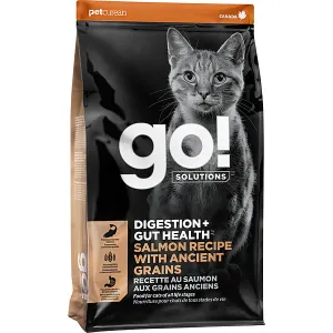 GO! Gut Health Cat Salmon & Ancient Grains adult cat food, best cat food for adults