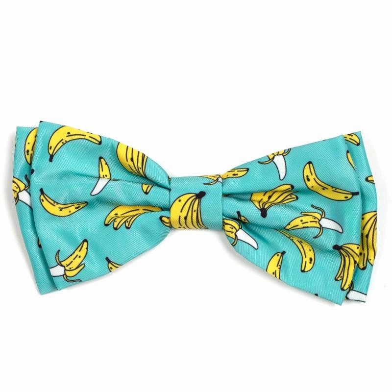 Go Bananas Dog Bow Tie dog collar accessory,collar decor