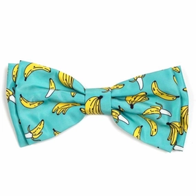 Go Bananas Dog Bow Tie dog collar accessory,collar decor