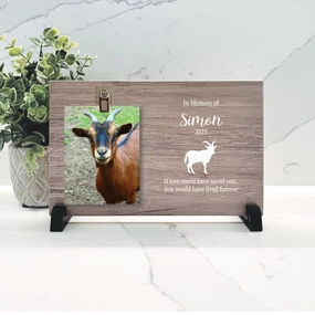 Goat Memorial Gift - Goat Memorial Frame show poultry,grooming poultry