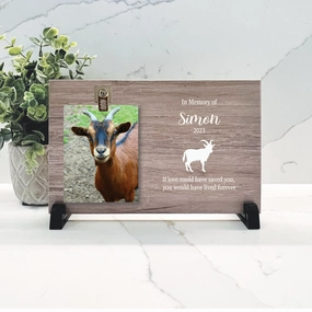 Goat Memorial Gift - Goat Memorial Frame