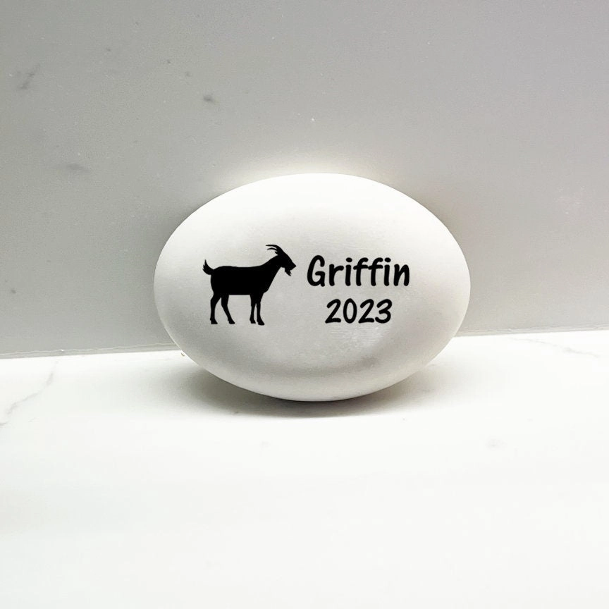 Goat Memorial Stone- Personalized Goat Memorial Gift