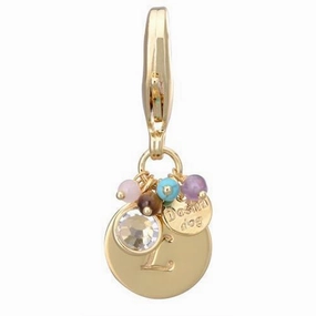 Gold Initial L Dog Collar Charm dog collar charm,pet tag