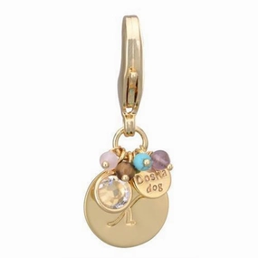 Gold Initial X Dog Collar Charm dog collar charm,pet tag