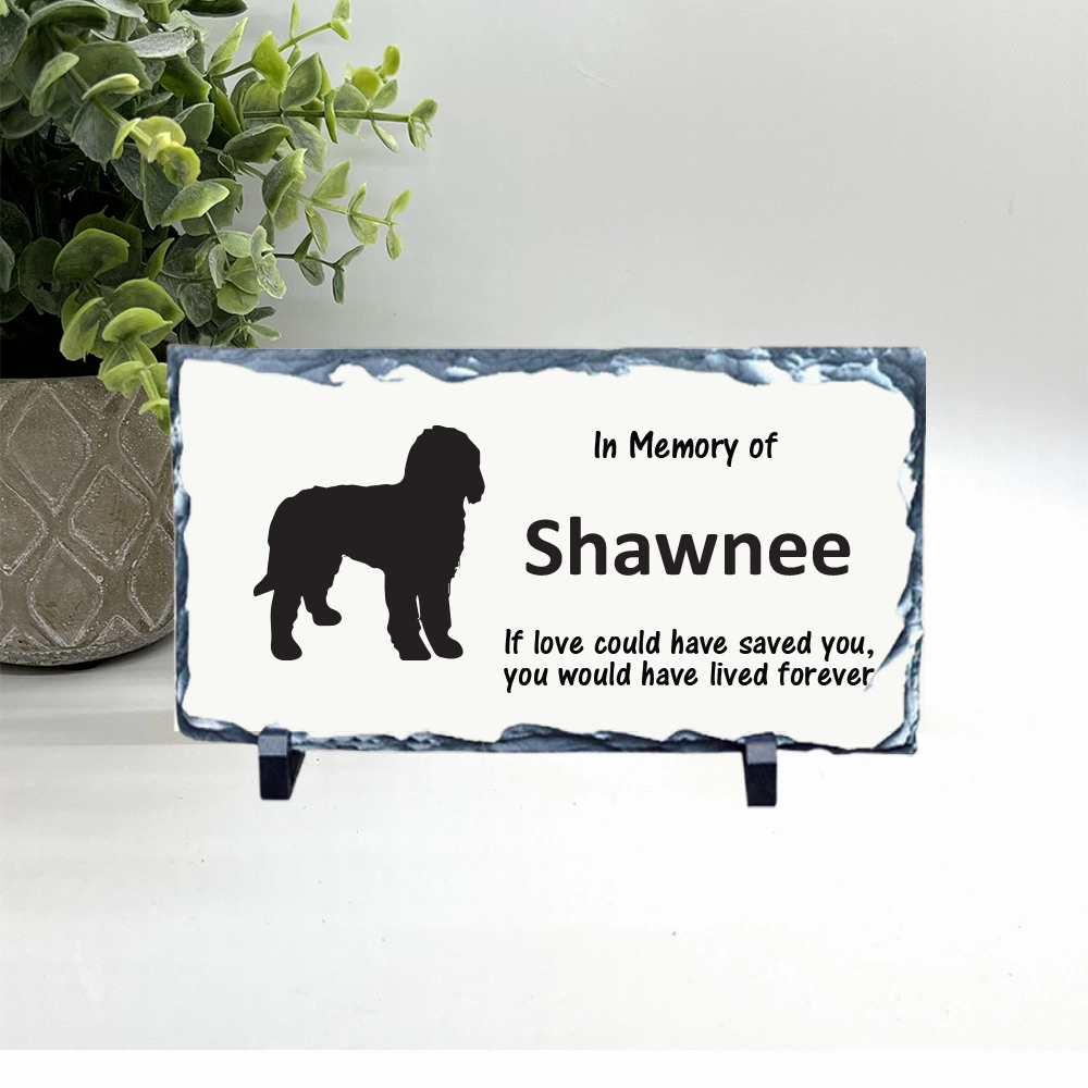 Golden Doodle Memorial Stone - If love could have saved you, you would have lived forever