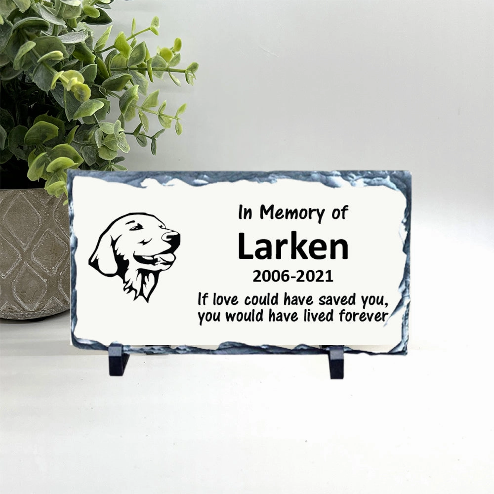 Golden Retriever Memorial Stone - Personalized Dog Memorial - Pet Memorial Gift - Pet Loss Gift - Pet Memorial Stone - Dog Memorial Stone