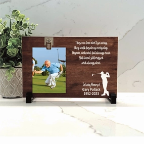 Golfer Memorial Gift - Golfer Memorial Frame