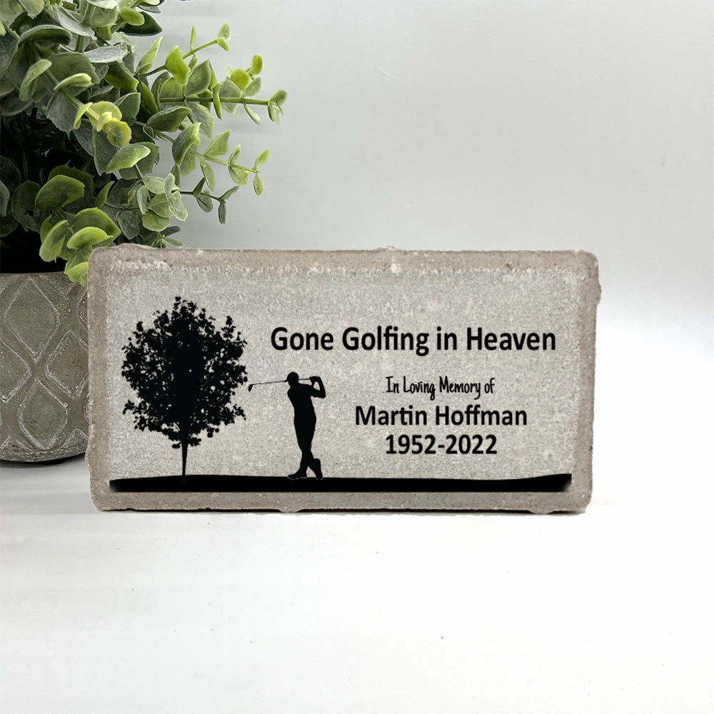 Golfer Memorial Gift - Gone Golfing in Heaven show poultry,grooming poultry