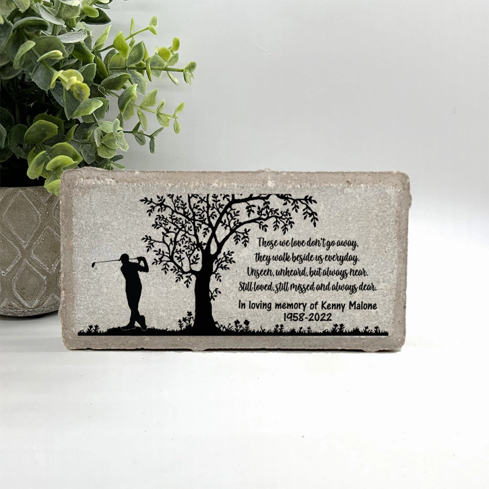 Golfer Memorial Stone