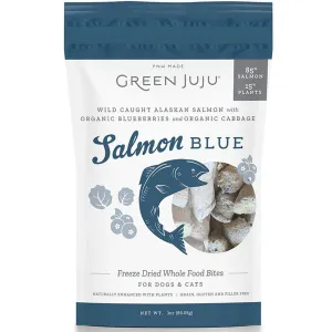 Green Juju Green Freeze-Dried Salmon Treats crunchy cat treats, grain free cat treats