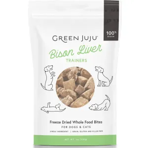 Green Juju Training Treat Bison Dog Treats crunchy cat treats, grain free cat treats