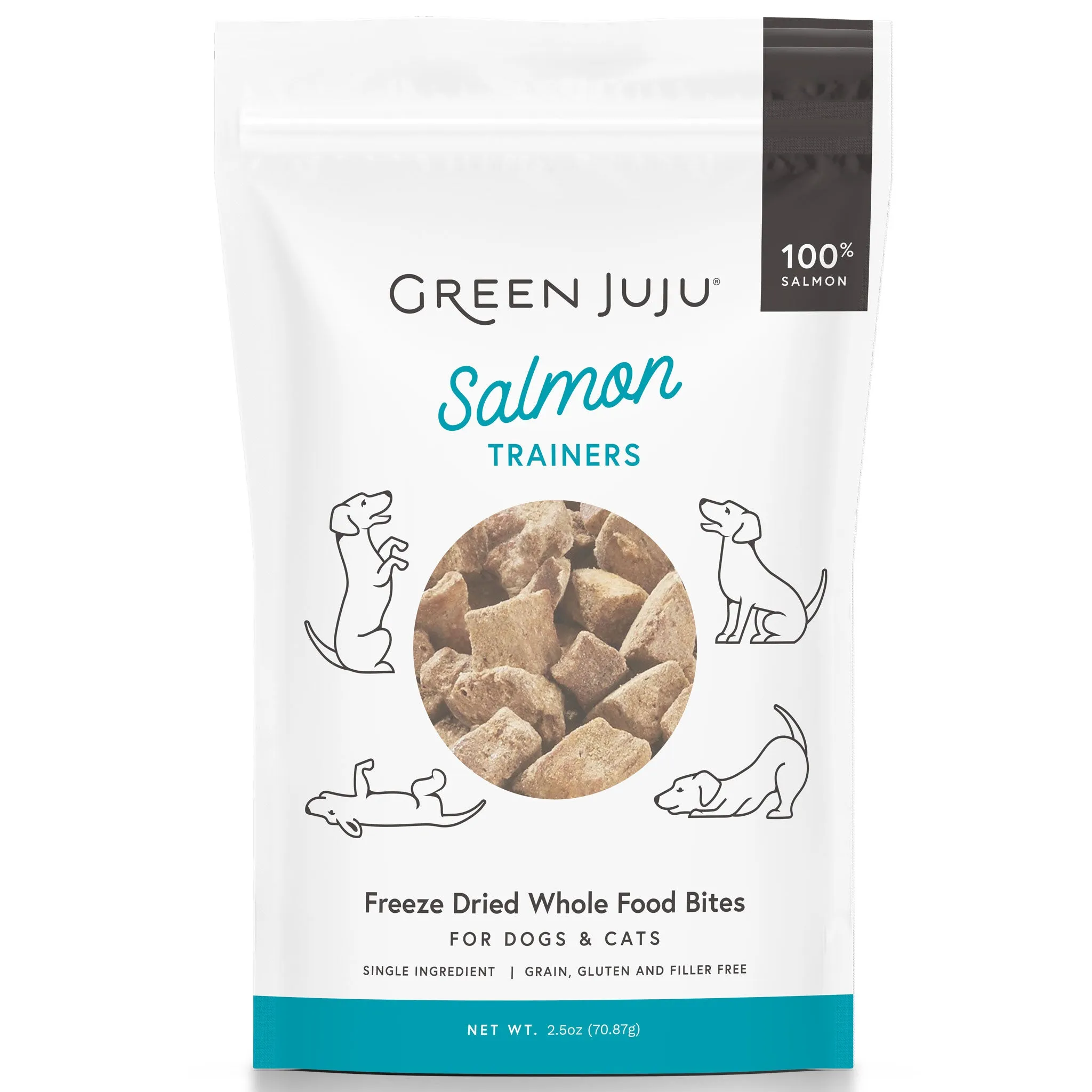 Green Juju Training Treat Salmon Dog Treats crunchy cat treats, grain free cat treats