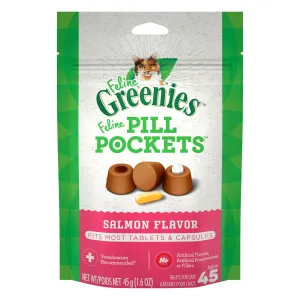 Greenies Feline Pill Pockets Cat Treats - Salmon cat treats, natural cat treats