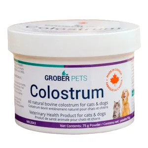 Grober Pets Colostrum Powder 75g cat vitamins, cat immune support