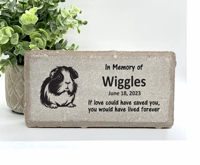Guinea Pig Memorial Stone - Personalized Pet Keepsake - Pet Loss Gift - Custom Guinea Pig Sympathy Gift - Pet Condolence Gift show poultry,grooming poultry