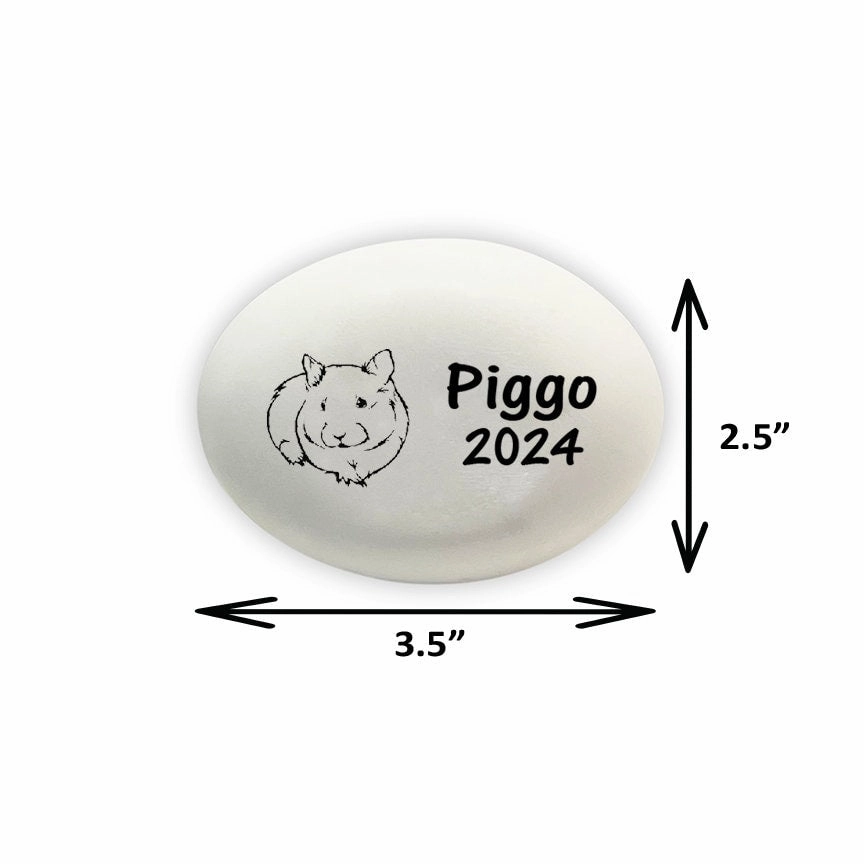 Guinea Pig Memorial Stone- Personalized Guinea Pig Memorial Gift