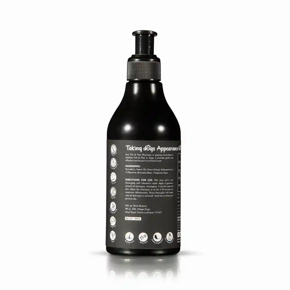 Hachi Wilson Premium Anti-Tick & Flea Shampoo for Dogs and Cats
