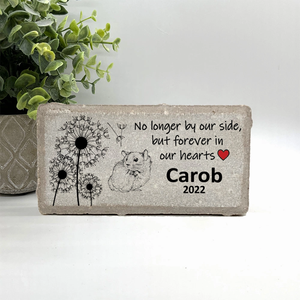 Hamster / Gerbil Memorial Stone - No Longer by our side... show poultry,grooming poultry