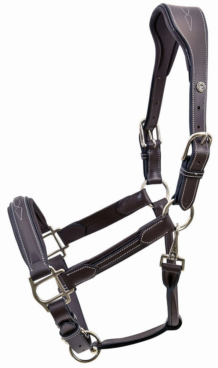 HDR Stress Free Fancy Stitch Leather Halter