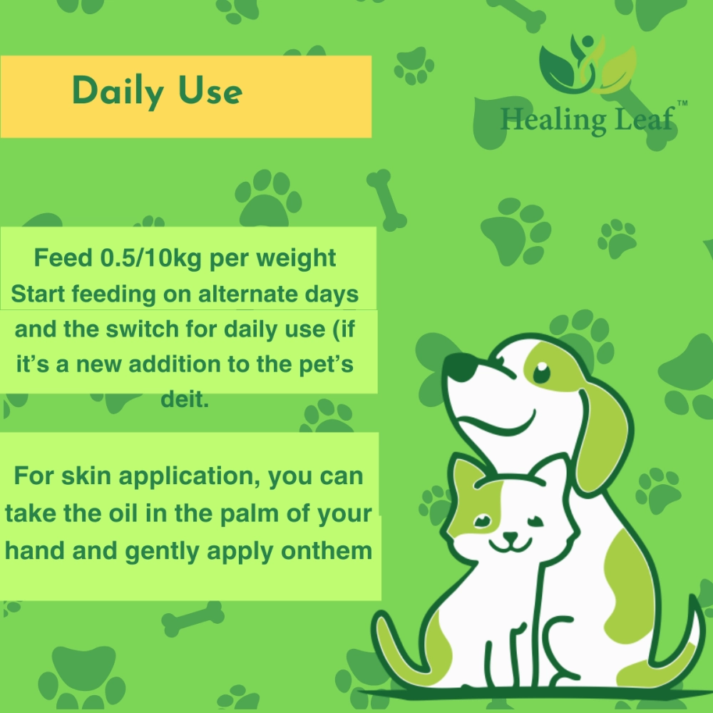Healing Leaf Hemp Oil for Dogs and Cats