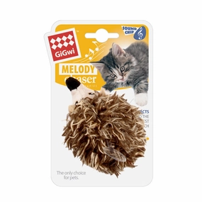 Hedgehog Melody Chaser w/ Motion Activated Sound Chip (hedgehog sound) cat toy set,cat teaser