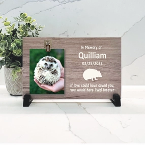 Hedgehog Memorial Gift- Hedgehog Memorial Frame