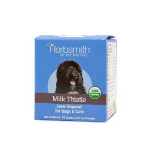 Herbsmith Milk Thistle Liver Support for Cats and Dogs multivitamin for cats, daily cat supplements