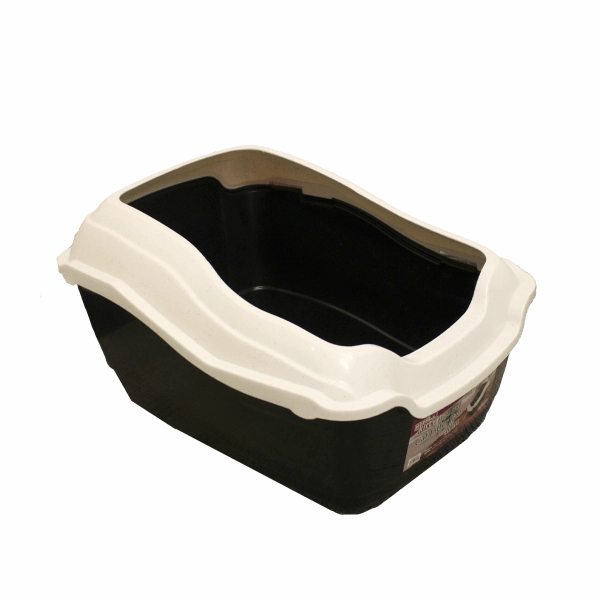 Here Kitty High Back Litter Pan