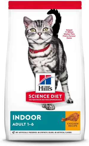 Hill's Science Diet Adult Indoor Chicken Recipe Dry Cat Food healthy cat food, premium dry cat food