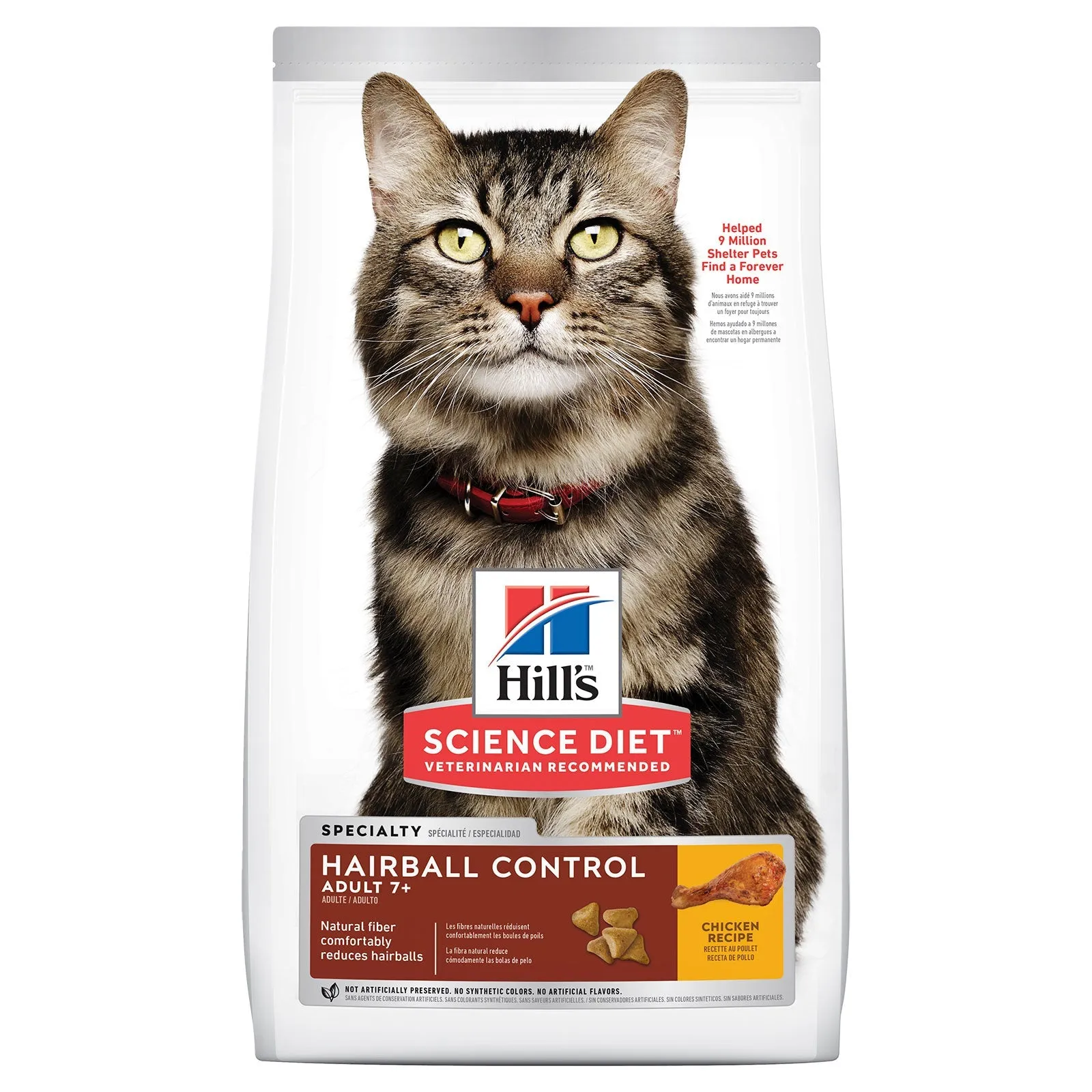 Hill's Science Diet Cat Food Adult 7  Hairball Control Senior