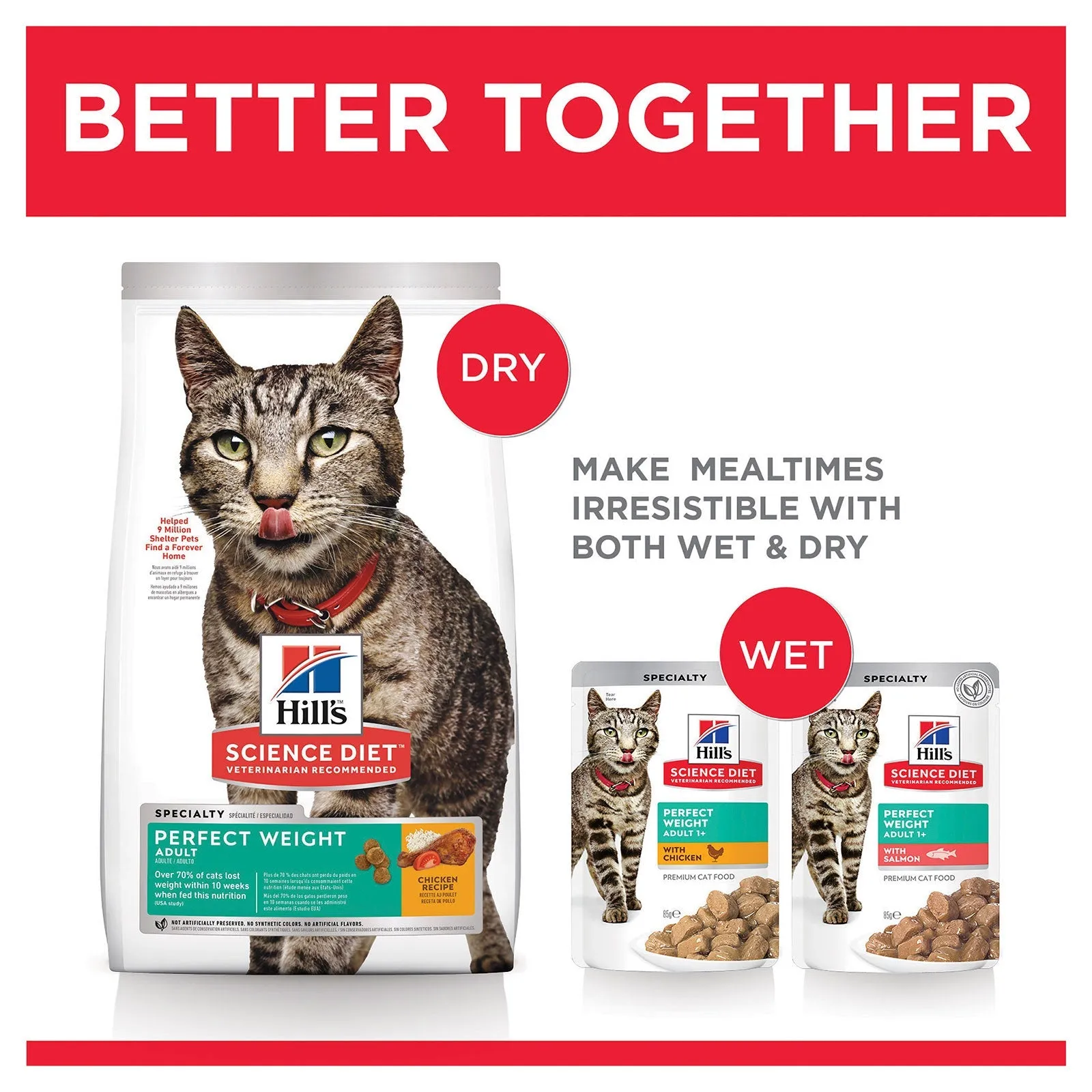 Hill's Science Diet Cat Food Adult Perfect Weight